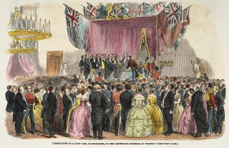 Presentation of a Gold Vase, at Melbourn… Melbourne