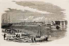 Boston, from East Boston. US-North America Boston, from East Boston.