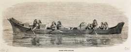 Canoe with Indians.