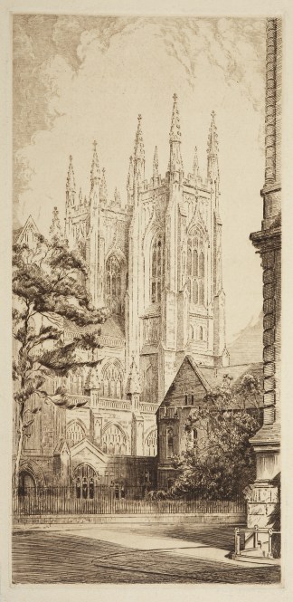 [Cathedral Towers, St. Andrews, Sydney.] Australian Printmakers