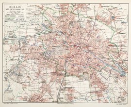Berlin mit den Vororten. TOWN PLANS