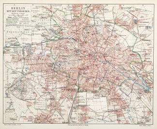 Berlin mit den Vororten. EUROPE