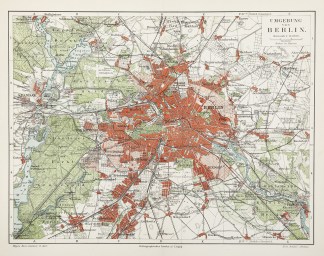Umgebung von Berlin. Town Plans