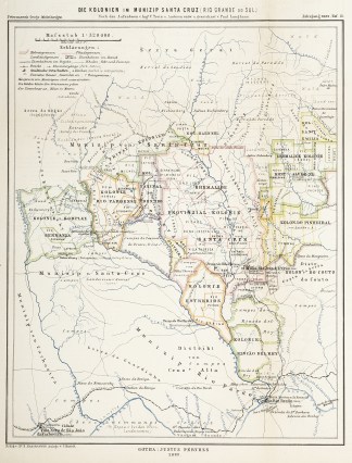 Die Kolonien Im Munizip Santa Cruz (Rio … South America