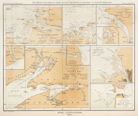 Neun Karten zum Aussatze: Uber Erosion durch Grezeitenstrome von Prof. Dr. O Krummel.
