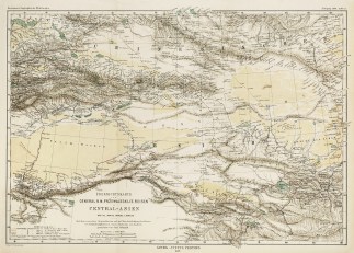 Ubersichtskarte von General N.M. Prezewa… MAPS & GLOBES
