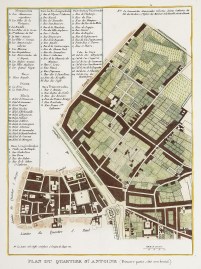 Plan du Quartier St. Antoine. (Premiere partie, cote occidental)