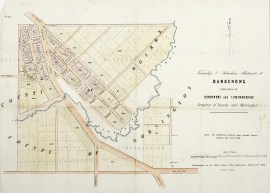Township & Suburban Allotments of Dandenong Parishes of Dandenong and Eumennerring Counties of Bourke and Mornington.