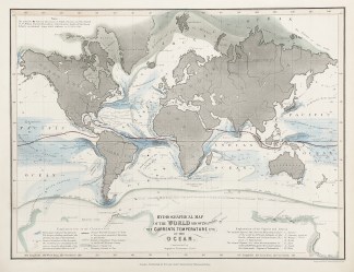 Hydrographical Map of the World Showing … Weather