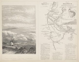 Map of the Orinoco Exhibiting its Bifurc… South America