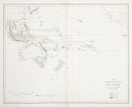 Carte des Diverses Especes de Recifs de L'Oceanie........ Mr. le Dr Grange