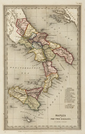 Naples or the Two Sicilies. Italy