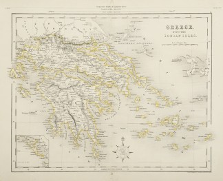 Greece, with the Ionian Isles. Balkans & Greece
