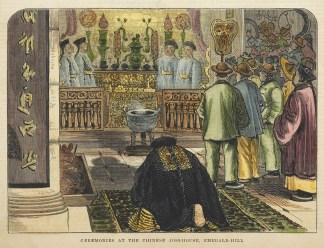 Ceremonies at the Chinese Joss-House, Em… Chinese in Australia