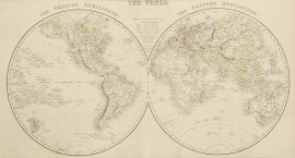 The Western Hemisphere. The Eastern Hemisphere.