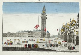 106e Vue Perspective de la Superbe Place de St. Marc a Venice. VUE OPTICS 106e Vue Perspective de la Superbe Place de St. Marc a Venice.