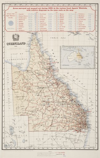 Queensland 1904/ Areas Surveyed and Mapp… Queensland