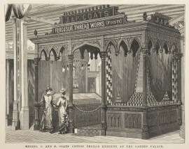 Messrs. J. and P. Coats' Cotton Thread Exhibits at the Garden Palace.