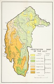 Vegetation Map of the A.C.T.
