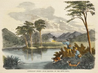 Australian Sports-Duck Shooting on the Mitta Mitta. Shooting
