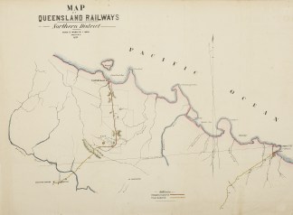 Map Queensland Railways Northern Distric… Queensland