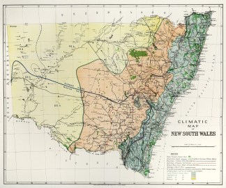 Climatic Map of New South Wales New South Wales