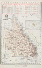 Queensland 1907/ Areas Surveyed and Mapped Out During 1906,......