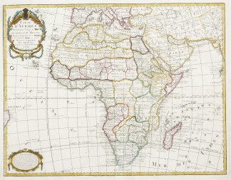 Carte d’Afrique dressée pour lR… MAPS & GLOBES