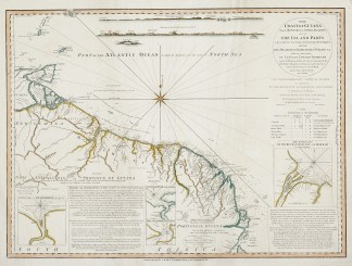 The coast of Guyana from the Oroonoko to… South America