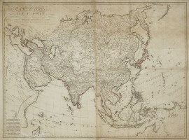Carte Generale de l’Asie, ou se trouvert les Decouvertes faites par Bougainville, Danpierre et la Perouse Dressee par Herisson MAPS & GLOBES Carte Generale de l'Asie, ou se trouvert les Decouvertes faites par Bougainville, Danpierre et la Perouse Dressee par Herisson