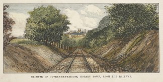 Glimpse of Government-House, Hobart Town… Tasmania