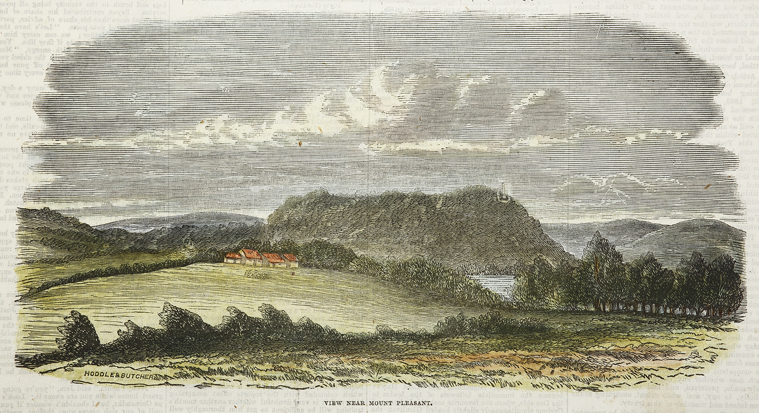 View Near Mount Pleasant. - Antique View from 1871