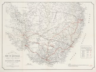 Railway Map of Part of Australia Showing… New South Wales Railway Map of Part of Australia Showing… New South Wales