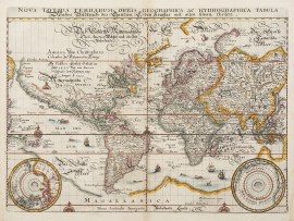 Nova Totius Terrarum Orbis Geographica AC Hydrographica Tabula