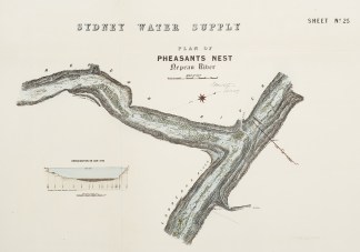 Sydney Water Supply Plan of Pheasants Ne… Sydney Water supply 1869