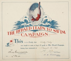 How to swim, the Herald Learn-To-Swim Campaign
