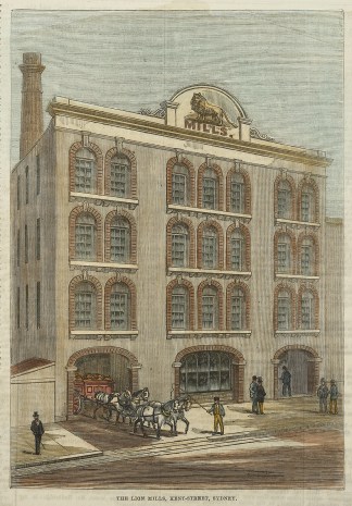 The Lion Mills, Kent-Street, Sydney. Sydney