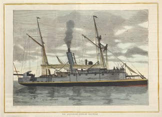 The Queensland Gunboat Gayundah. SHIPS & YACHTS