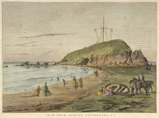The Cave Rock, Sumner, Canterbury, N.Z. NEW ZEALAND