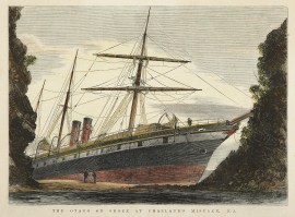 The Otago on Shore at Chasland's Mistake, N.Z.