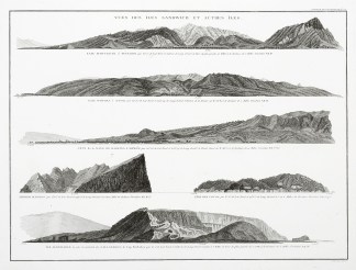 Vues des Iles Sandwich et Autres Iles. PACIFIC