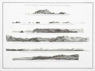 Vues de Diverses Parties de la Cote Nord… North America