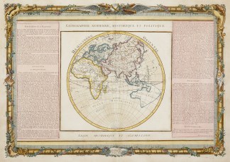 Hemisphere Orientale - Antique Map from 1786