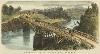 Manawatu Gorge Bridge, New Zealand. NEW ZEALAND