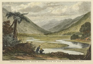 Teremakau River, from Rocky Point, on th… NEW ZEALAND