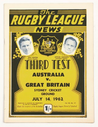 The Rugby League News Third Test Austral… SPORTS