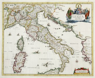 Tabula Italiae Corsicae, Sardaniae, et a… Italy