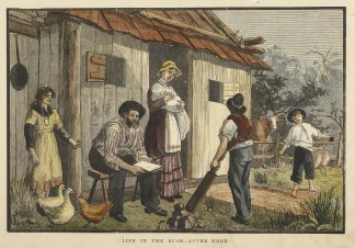 Life in the Bush-After Work. Australiana (General)