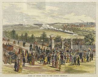 Scene on Moore Park on the Queen’s… Sydney