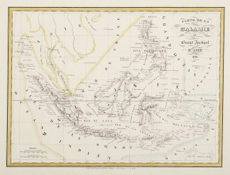Carte de la Malaisie ou Grand Archipel D… Pacific (General)